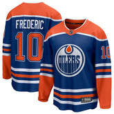 Trent Frederic Edmonton Oilers Fanatics Home Breakaway Jersey Royal