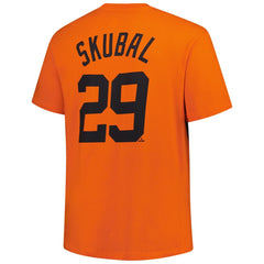 Tarik Skubal Detroit Tigers Big & Tall Name & Number T-Shirt - Orange