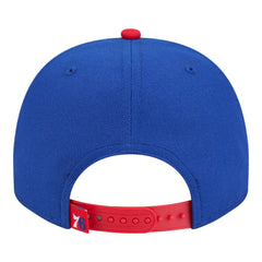 Philadelphia 76ers Injection Cartoon Logo A-Frame 9FIFTY Adjustable Hat - Royal | New Era for sale