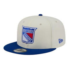 New York Rangers New Era Injection Localized Two-Tone 9FIFTY Snapback Hat White/Blue