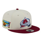 Colorado Avalanche New Era Injection Localized Two-Tone 9FIFTY Snapback Hat White/Burgundy