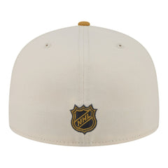 Anaheim Ducks New Era Colorpack Two-Tone 59FIFTY Fitted Hat Cream/Tan