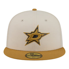 Dallas Stars New Era Colorpack Two-Tone 59FIFTY Fitted Hat Cream/Tan