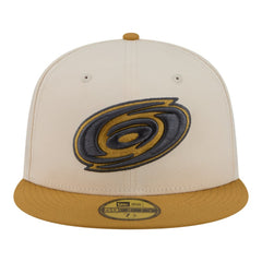 Carolina Hurricanes New Era Colorpack Two-Tone 59FIFTY Fitted Hat Cream/Tan