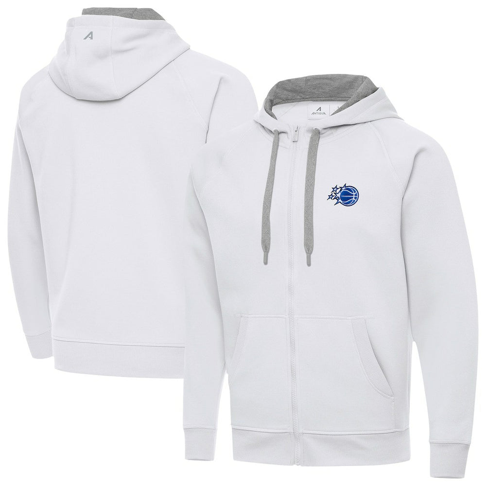 Orlando Magic Antigua New Logo Victory Full-Zip Hooded Sweatshirt - White cheap