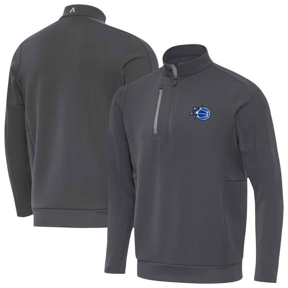 Orlando Magic Antigua New Logo Generation Quarter-Zip Pullover Top - Pewter | New Era sale