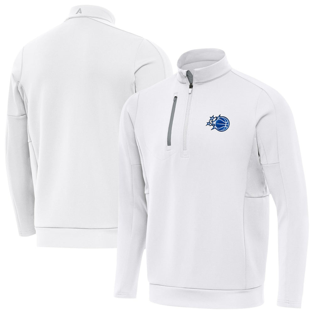 Orlando Magic Antigua New Logo Generation Quarter-Zip Pullover Top - White | New Era sale
