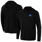 Orlando Magic Antigua New Logo Tidy Quarter-Zip Hoodie - Heather Black for sale
