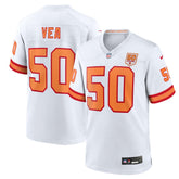 Vita Vea '76 Tampa Bay Buccaneers 50th Season Game Jersey - White | Nike for sale