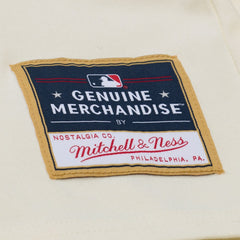 Atlanta Braves Women's Boyfriend Raglan T-Shirt - Cream | Mitchell & Ness