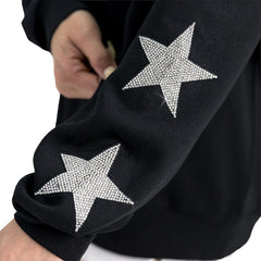 Atlanta Falcons Gameday Couture Women's Velocity Relaxed Rhinestone Pullover Sweatshirt - Black on sale