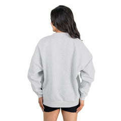Denver Broncos Gameday Couture Women's Home Turf Oversized Premium Fleece Pullover Sweatshirt - Ash cheap
