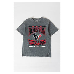 Houston Texans Gameday Couture Women's Oversized Classic Grind Washed T-Shirt - Gray online