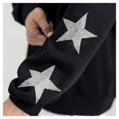 Green Bay Packers Gameday Couture Women's Pure Victory Rhinestud Star-Sleeve Pullover Sweatshirt - Black online