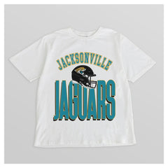 Jacksonville Jaguars Gameday Couture Women's Oversized Classic Fierce Focus T-Shirt - White cheap