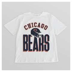 Chicago Bears Gameday Couture Women's Oversized Classic Fierce Focus T-Shirt - White on sale