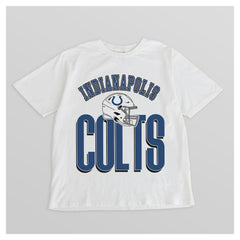 Indianapolis Colts Gameday Couture Women's Oversized Classic Fierce Focus T-Shirt - White outlet