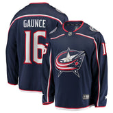 Brendan Gaunce Columbus Blue Jackets Fanatics Home Breakaway Jersey Navy