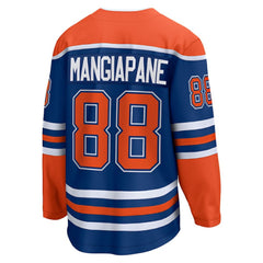 Andrew Mangiapane Edmonton Oilers Fanatics Home Breakaway Jersey Royal