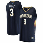 Jordan Poole New Orleans Pelicans Fast Break Replica Jersey - Navy - Icon Edition | Fanatics shop
