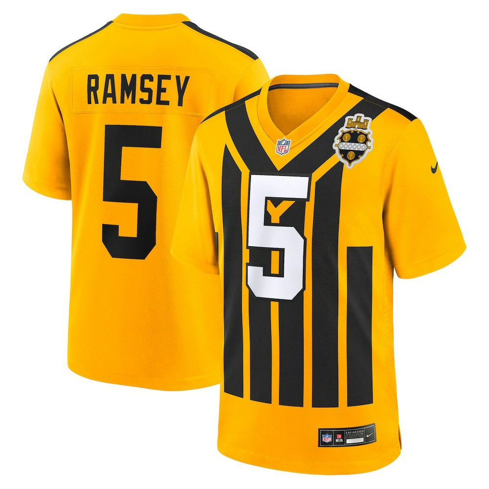 Jalen Ramsey Pittsburgh Steelers Alternate 1933 Throwback Game Jersey - Gold | Nike outlet