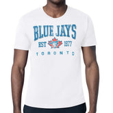 Toronto Blue Jays Starter Distressed Logo T-Shirt - White