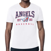 Los Angeles Angels Starter Distressed Logo T-Shirt - White