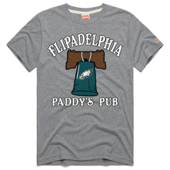 Philadelphia Eagles x It's Always Sunny in Philadelphia Homage Unisex Flipadelphia Paddy's Pub Tri-Blend T-Shirt - Gray discount