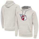 Cleveland Guardians Antigua Victory Pullover Hoodie - Cream