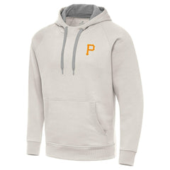 Pittsburgh Pirates Antigua Victory Pullover Hoodie - Cream