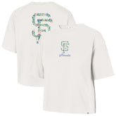 San Francisco Giants Women's Full Bloom Cropped T-Shirt - Natural | 47 brand