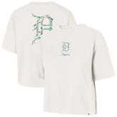 Detroit Tigers Women's Full Bloom Cropped T-Shirt - Natural | 47 brand
