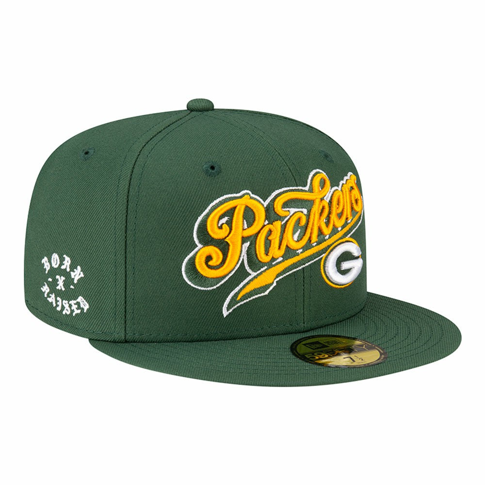 Green Bay Packers New Era Born x Raised 59FIFTY Fitted Hat - Green discount