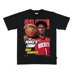 Amen Thompson Houston Rockets SLAM Unisex Cover T-Shirt - Black sale