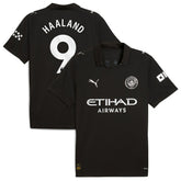 Erling Haaland Manchester City 2025/26 Away Replica Player Jersey - Black | Puma cheap