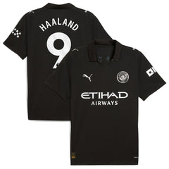 Erling Haaland Manchester City 2025/26 Away Replica Player Jersey - Black | Puma cheap