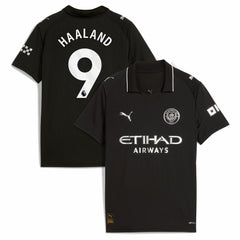 Erling Haaland Manchester City Youth 2025/26 Away Replica Player Jersey - Black | Puma discount