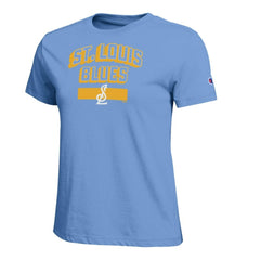St. Louis Blues Champion Women's Team T-Shirt Light Blue