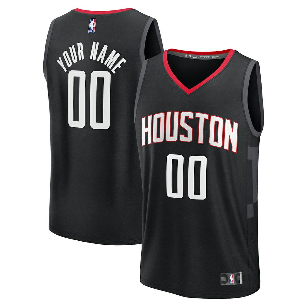 Houston Rockets Youth Fast Break Custom Jersey - Statement Edition - Black | Fanatics on sale