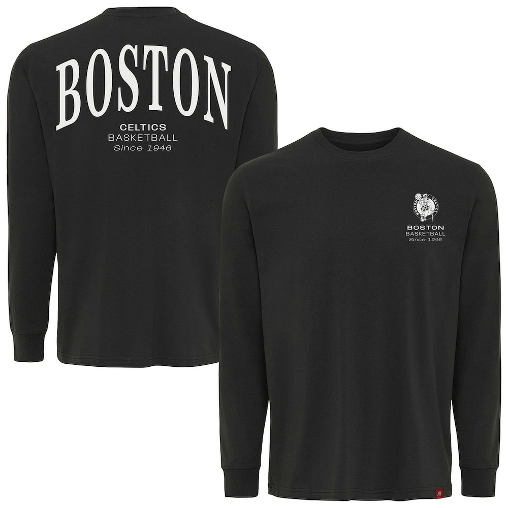 Boston Celtics Sportiqe Unisex Athletic Club Collection Sherwood Relaxed Fit Premium Long-Sleeve T-Shirt - Anthracite cheap