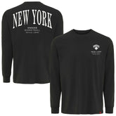 New York Knicks Sportiqe Unisex Athletic Club Collection Sherwood Relaxed Fit Premium Long-Sleeve T-Shirt - Anthracite outlet