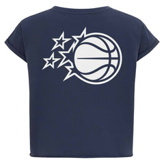 Orlando Magic Sportiqe Women's Athletic Club Collection Alana Premium Cropped T-Shirt - Navy cheap
