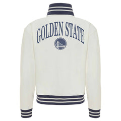 Golden State Warriors Sportiqe Women's Athletic Club Collection Sutton French Terry Full-Zip Jacket sale - Cream online