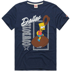 Dallas Cowboys Homage x The Simpsons Unisex Tri-Blend T-Shirt - Navy cheap