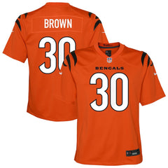 Chase Brown Cincinnati Bengals Youth Youth - Orange | Nike outlet
