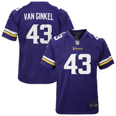 Andrew Van Ginkel Minnesota Vikings Youth Youth - Purple | Nike online