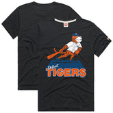 Detroit Tigers Homage Hyper Local Refresh Tri-Blend T-Shirt - Charcoal