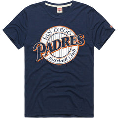 San Diego Padres Homage Hyper Local Refresh Tri-Blend T-Shirt - Navy