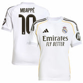 Kylian Mbappé Real Madrid Youth 2025/26 Home Replica Player Jersey - White | Adidas shop
