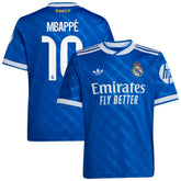 Kylian Mbappé Real Madrid Youth 2025/26 Third Replica Player Jersey - Blue | Adidas outlet
